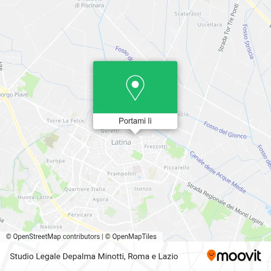 Mappa Studio Legale Depalma Minotti