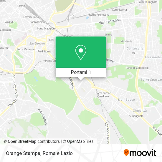 Mappa Orange Stampa