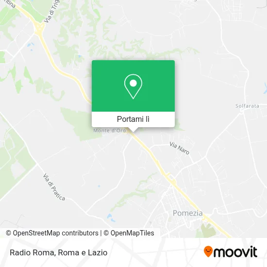 Mappa Radio Roma
