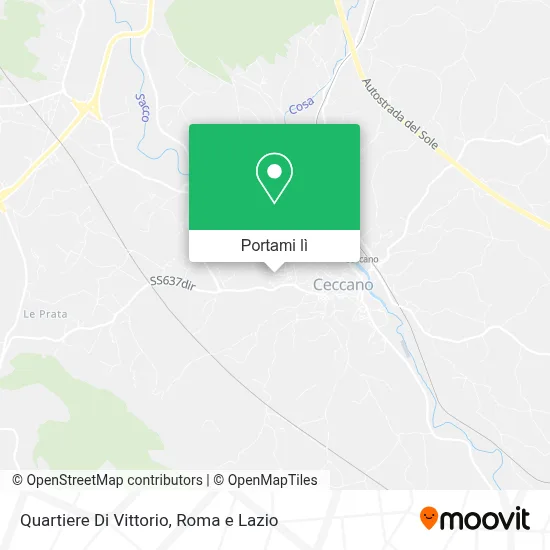 Mappa Quartiere Di Vittorio