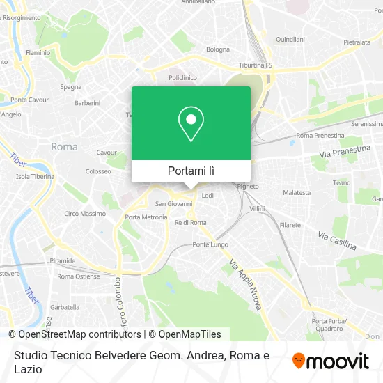 Mappa Studio Tecnico Belvedere Geom. Andrea