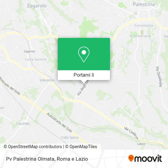 Mappa Pv Palestrina Olmata
