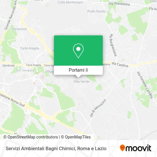 Mappa Servizi Ambientali Bagni Chimici