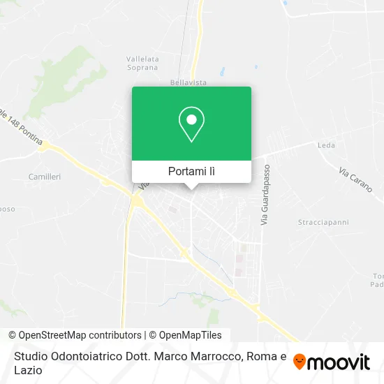 Mappa Studio Odontoiatrico Dott. Marco Marrocco