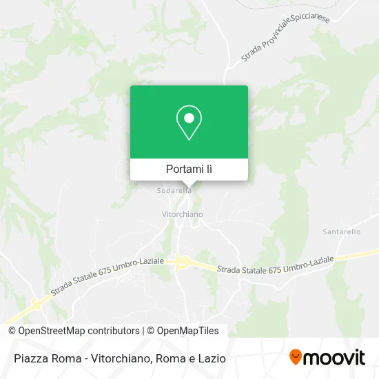 Mappa Piazza Roma - Vitorchiano