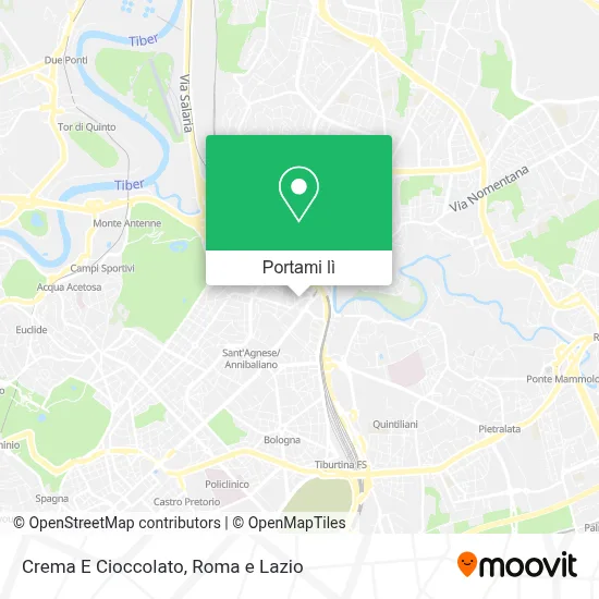 Mappa Crema E Cioccolato