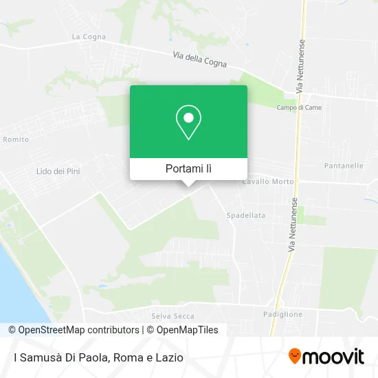 Mappa I Samusà Di Paola