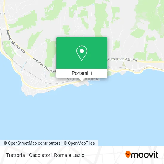 Mappa Trattoria I Cacciatori