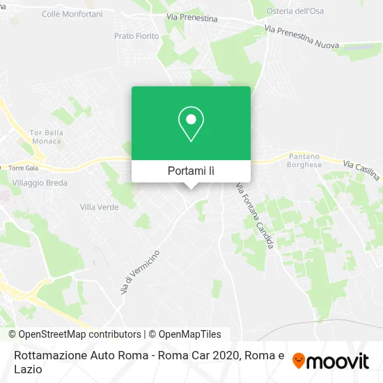 Mappa Rottamazione Auto Roma - Roma Car 2020