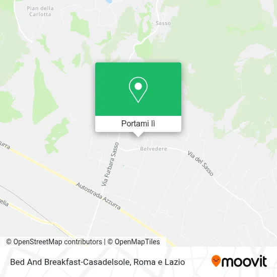 Mappa Bed And Breakfast-Casadelsole