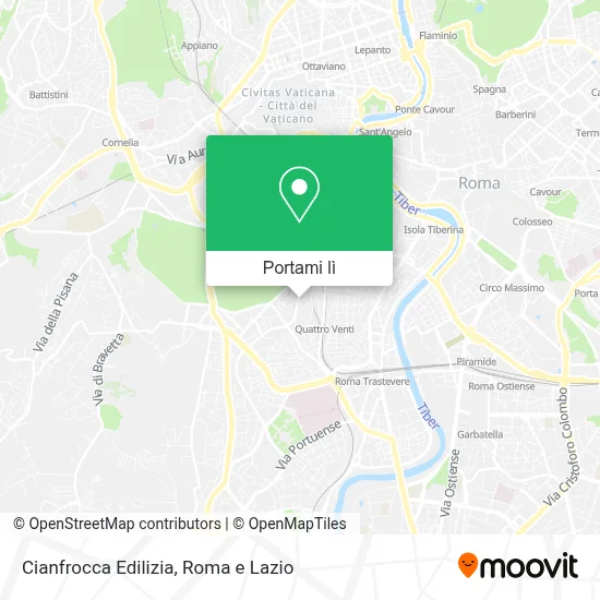 Mappa Cianfrocca Edilizia