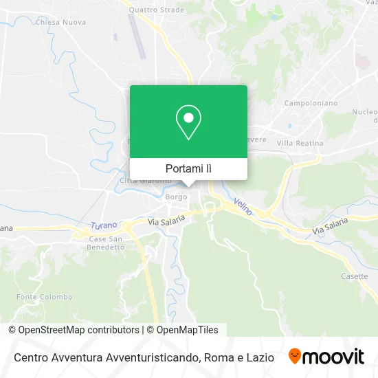 Mappa Centro Avventura Avventuristicando