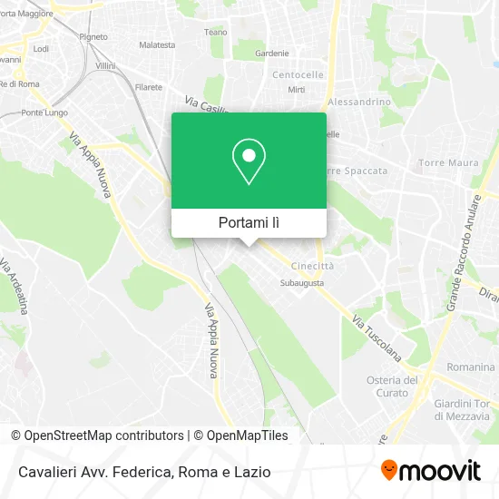 Mappa Cavalieri Avv. Federica