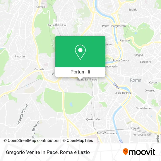 Mappa Gregorio Venite In Pace