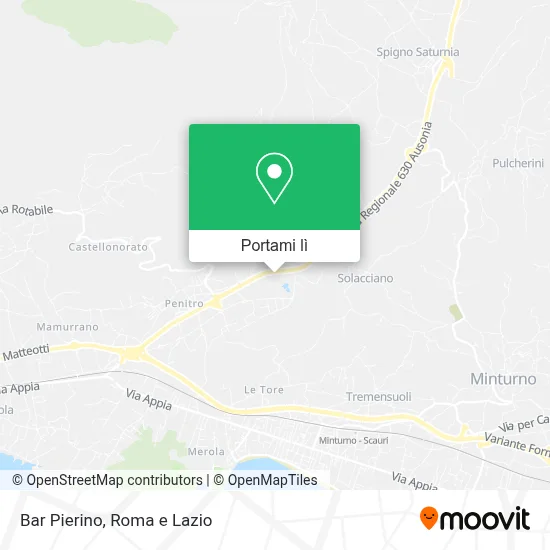 Mappa Bar Pierino