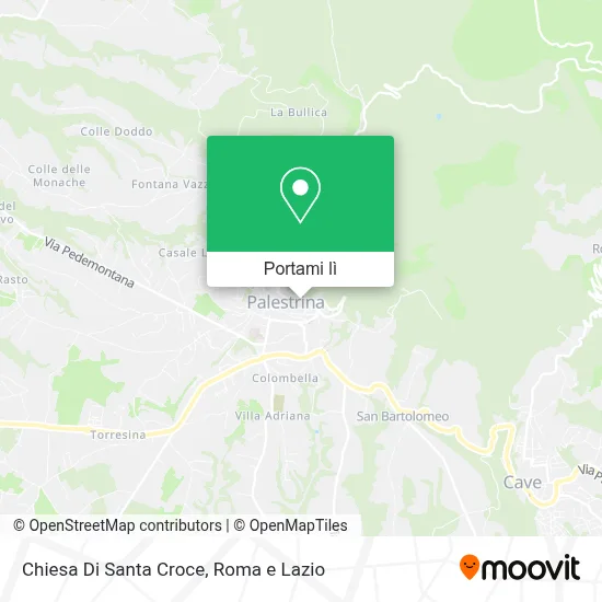 Mappa Chiesa Di Santa Croce