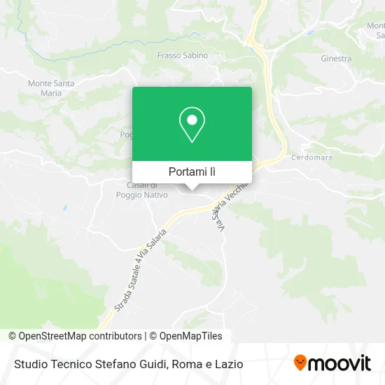 Mappa Studio Tecnico Stefano Guidi