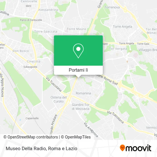 Mappa Museo Della Radio