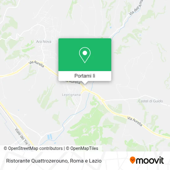 Mappa Ristorante Quattrozerouno