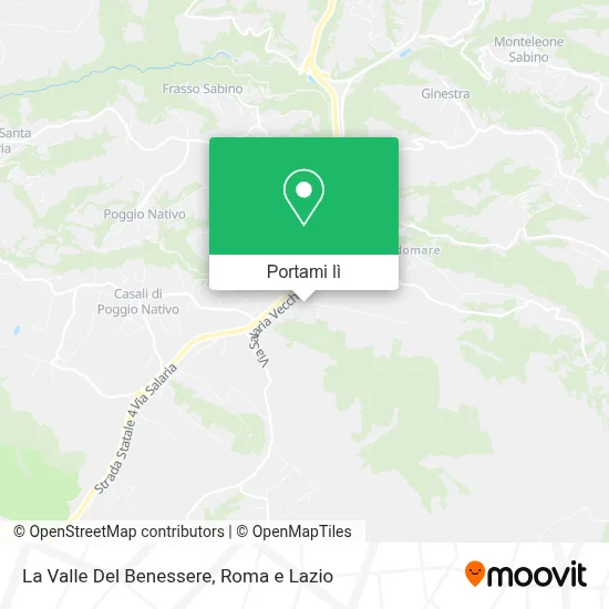 Mappa La Valle Del Benessere