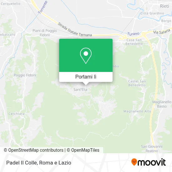 Mappa Padel Il Colle