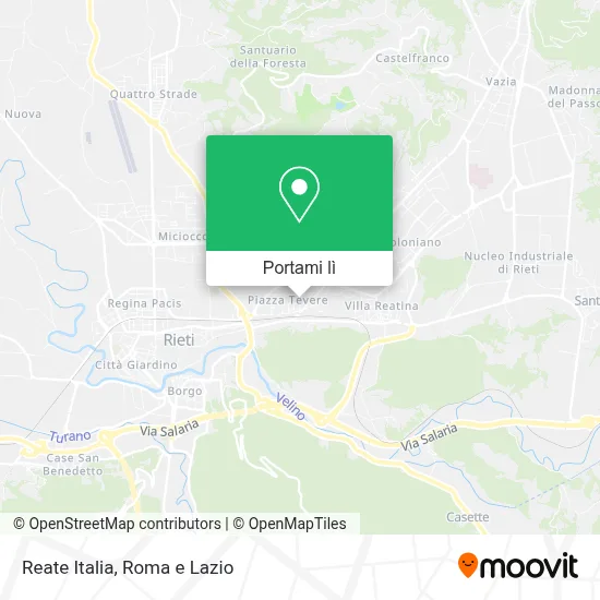 Mappa Reate Italia