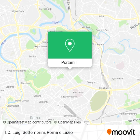 Mappa I.C. Luigi Settembrini