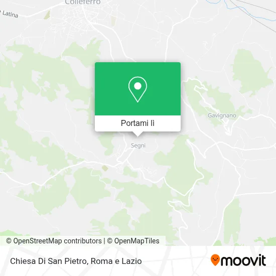 Mappa Chiesa Di San Pietro