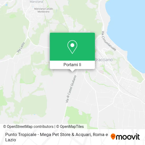 Mappa Punto Tropicale - Mega Pet Store & Acquari