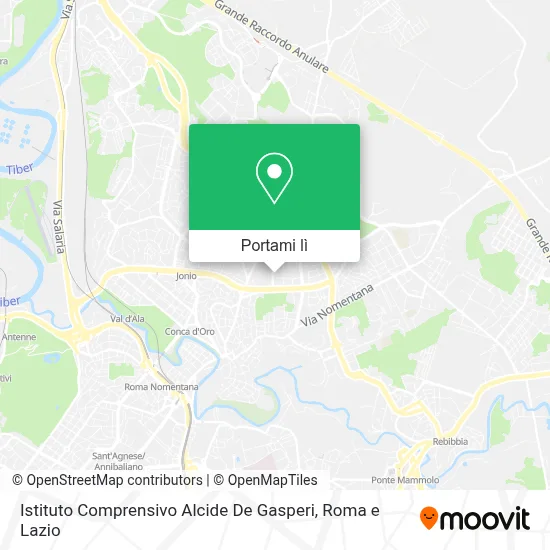 Mappa Istituto Comprensivo Alcide De Gasperi