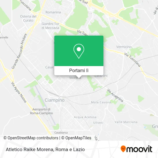 Mappa Atletico Raike Morena
