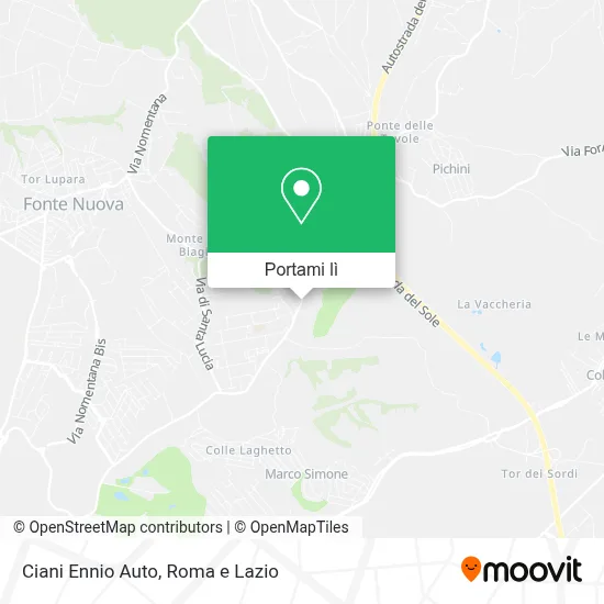 Mappa Ciani Ennio Auto