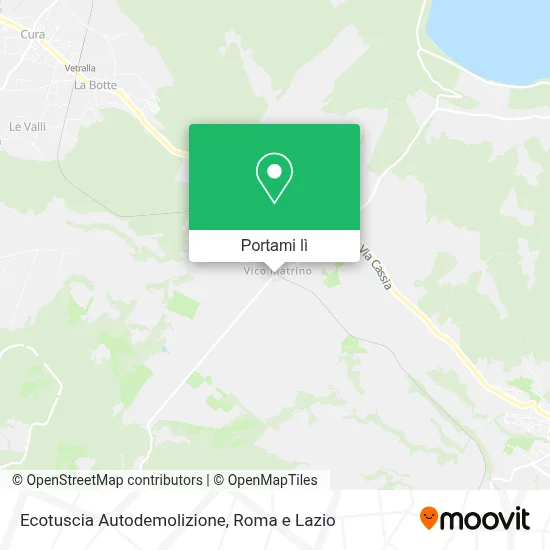 Mappa Ecotuscia Autodemolizione