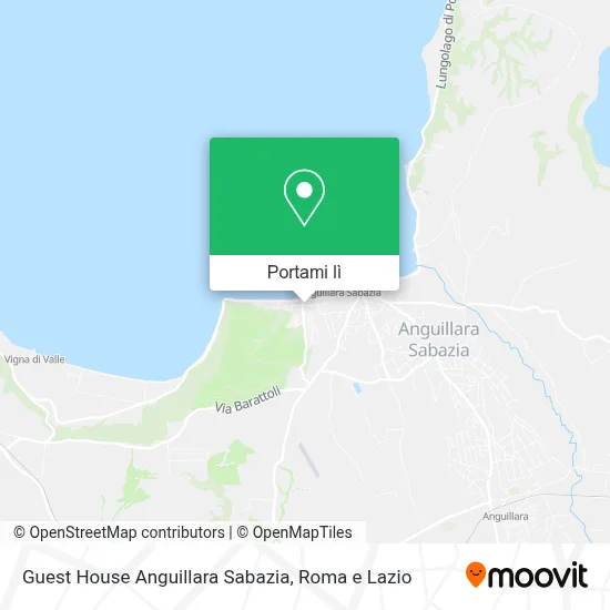 Mappa Guest House Anguillara Sabazia