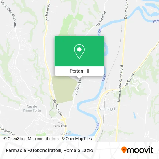 Mappa Farmacia Fatebenefratelli