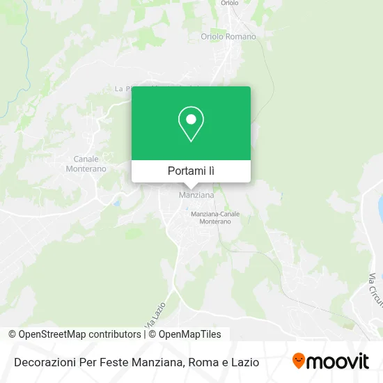 Mappa Decorazioni Per Feste Manziana