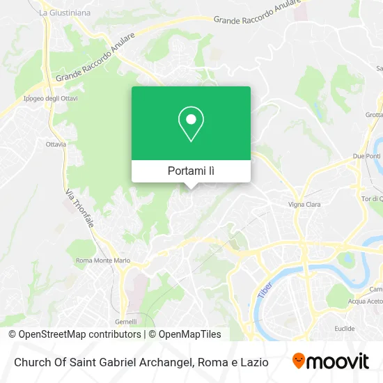 Mappa Church Of Saint Gabriel Archangel