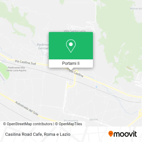 Mappa Casilina Road Cafe