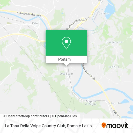 Mappa La Tana Della Volpe Country Club