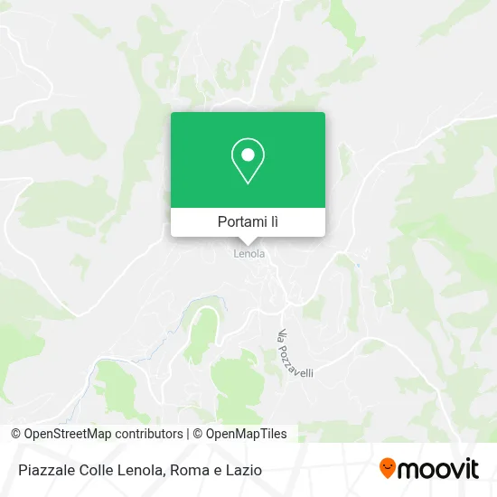 Mappa Piazzale Colle Lenola
