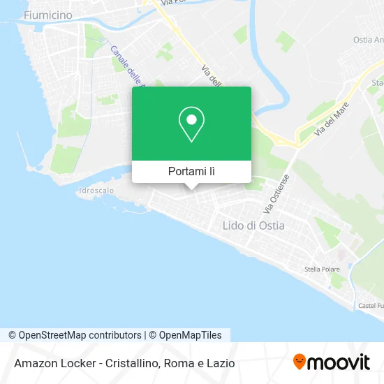 Mappa Amazon Locker - Cristallino
