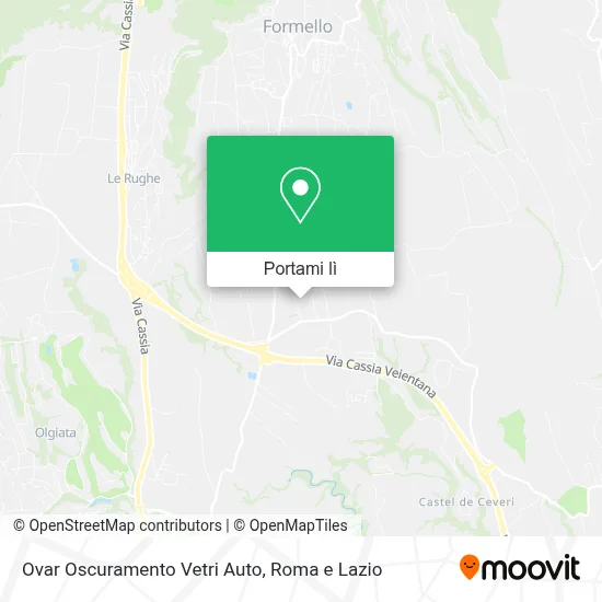 Mappa Ovar Oscuramento Vetri Auto