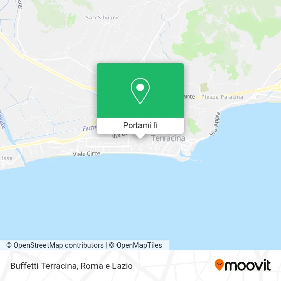 Mappa Buffetti Terracina