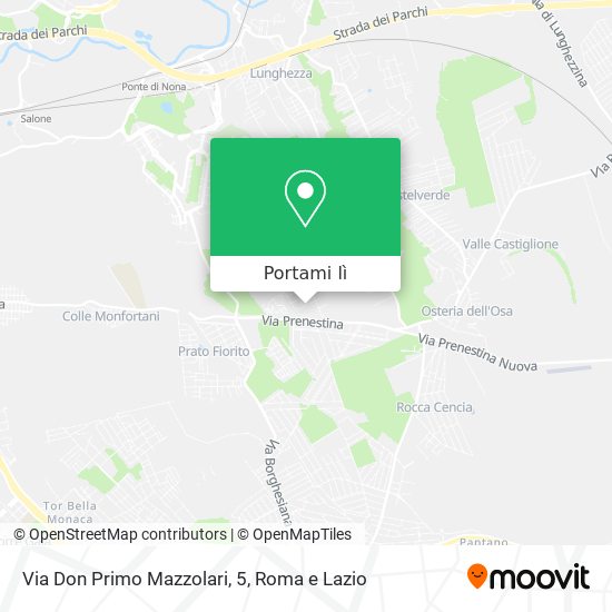 Mappa Via Don Primo Mazzolari, 5