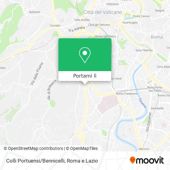 Mappa Colli Portuensi/Bennicelli