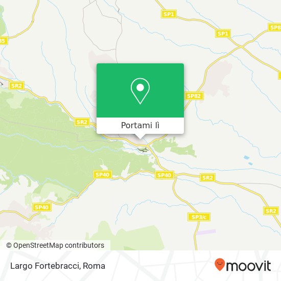 Mappa Largo Fortebracci