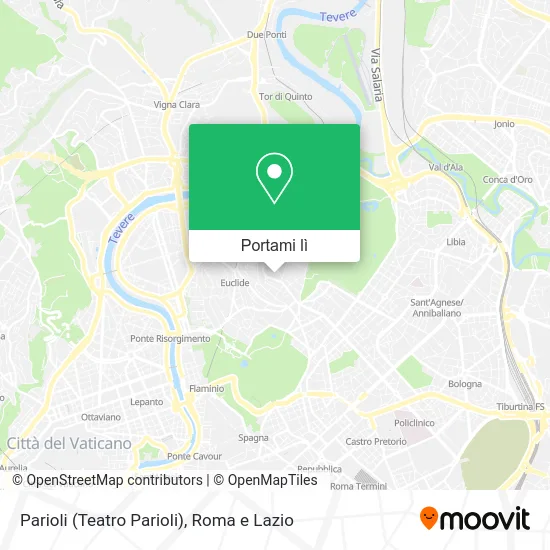 Mappa Parioli (Teatro Parioli)