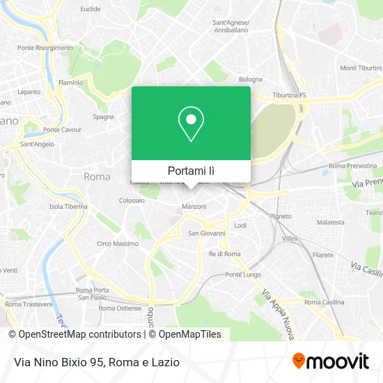 Mappa Via Nino Bixio 95