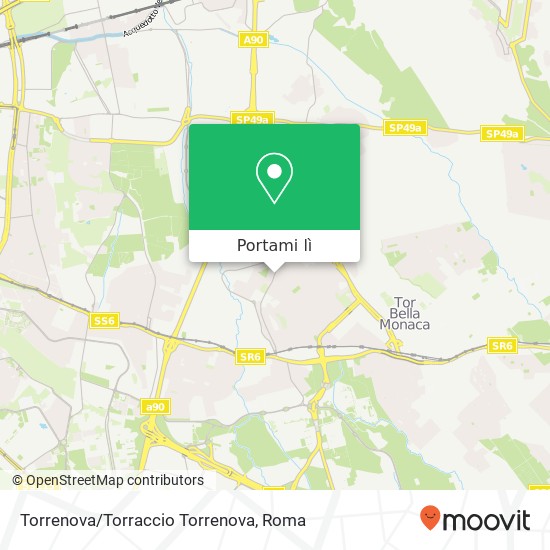 Mappa Torrenova/Torraccio Torrenova