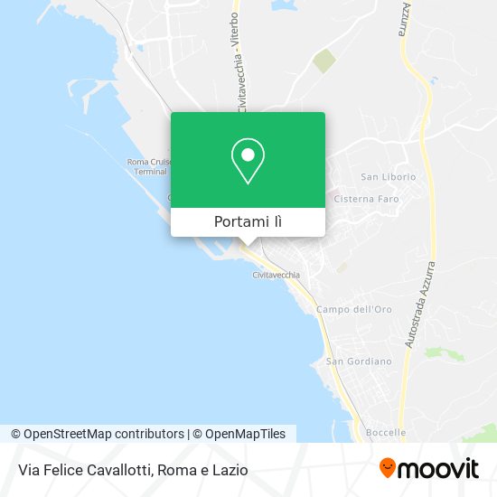 Mappa Via Felice Cavallotti